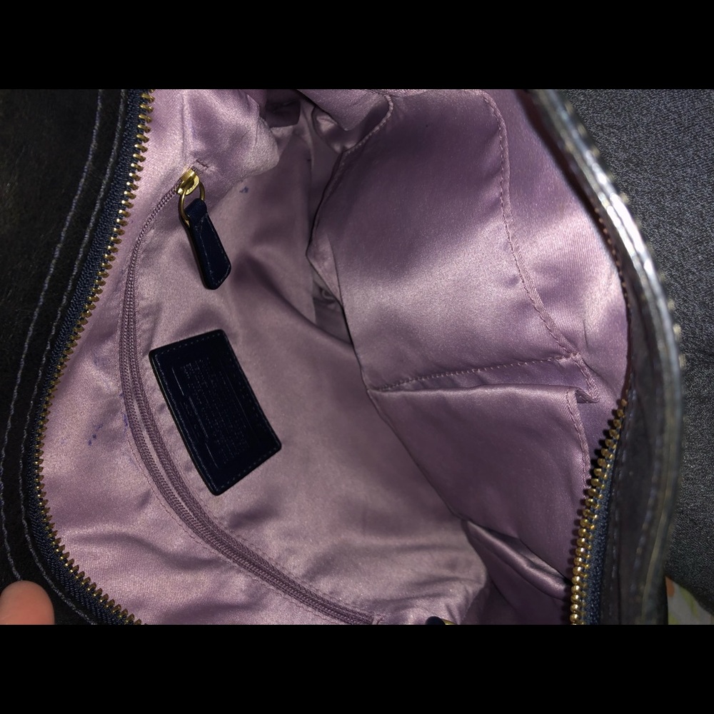 Authentic coach jean purse